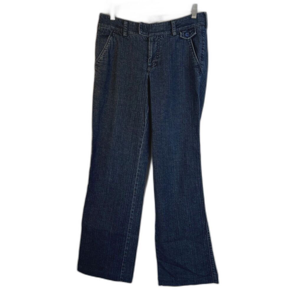Dockers Mid Rise Curvyโ Flare Denim Jeans Retro Size 4 Medium